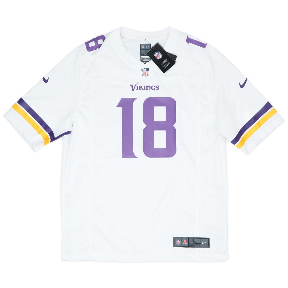 2020-24 Minnesota Vikings Jefferson #18 Nike Game Away Jersey (L)
