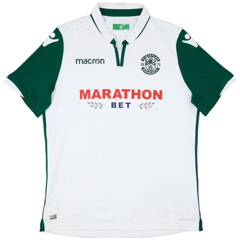 2018-19 Hibernian Away Shirt - 7/10 - (XXL)