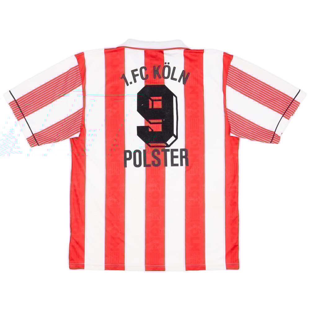 1995-96 FC Koln Home Shirt Polster #9 - 6/10 - (L)