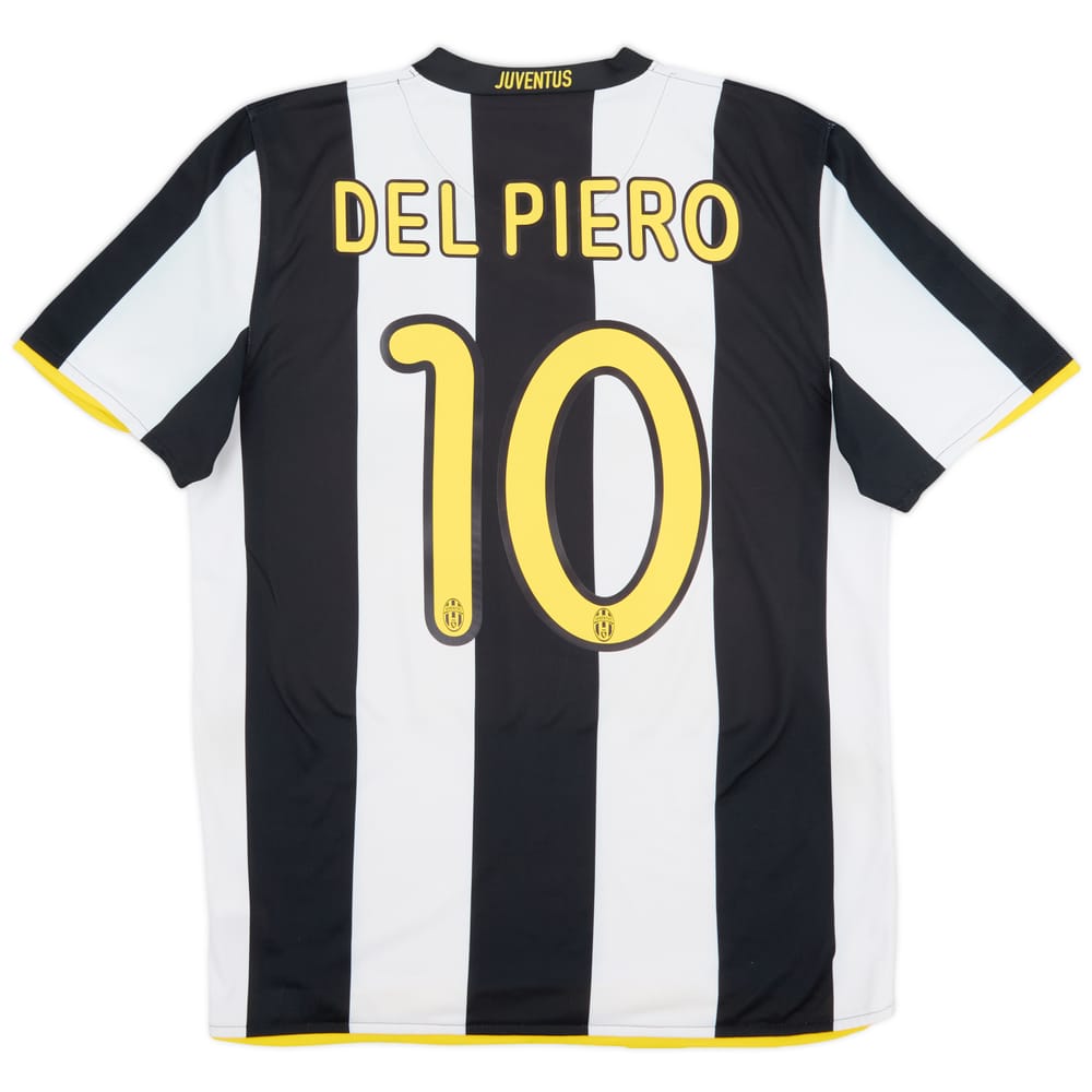 2008-09 Juventus Home Shirt Del Piero #10 - 6/10 - (M)