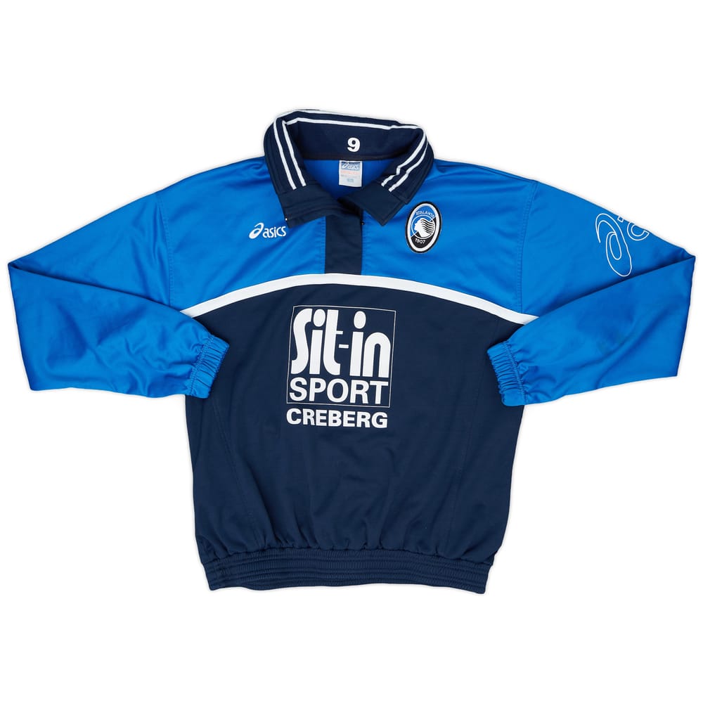 2005-06 Atalanta Asics Player Issue 1/4 Zip Training Top #9 - 7/10 - (XL)