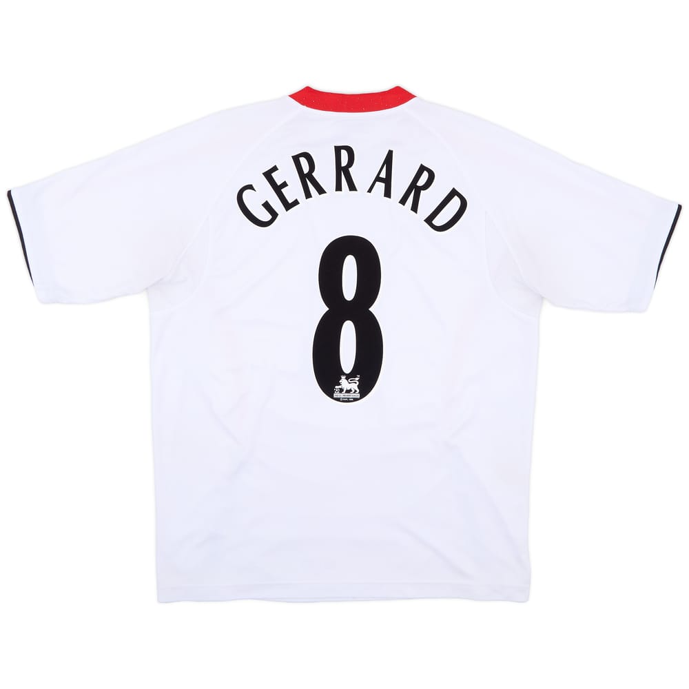 2005-06 Liverpool Away Shirt Gerrard #8 - 5/10 - (L)