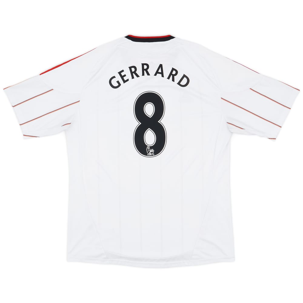 2010-11 Liverpool Away Shirt Gerrard #8 - 6/10 - (XL)