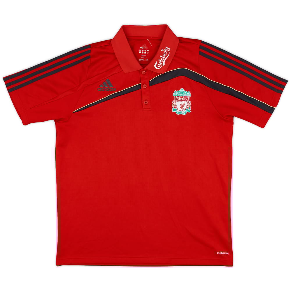 2009-10 Liverpool adidas Polo Shirt - 6/10 - (L/XL)