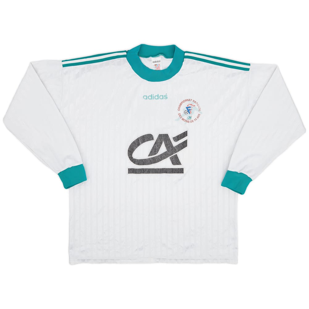 1990s Coupe de France adidas Template L/S Shirt #5 - 5/10 - (XL)