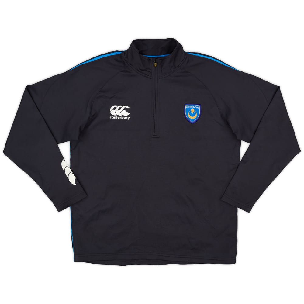 2007-09 Portsmouth Canterbury 1/4 Zip Sweat Top - 9/10 - (M)