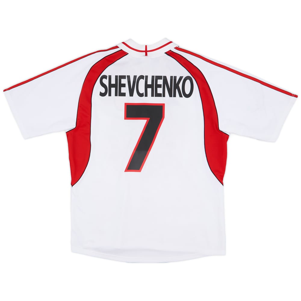 2000-02 AC Milan Away Shirt Shevchenko #7 - 7/10 - (L)