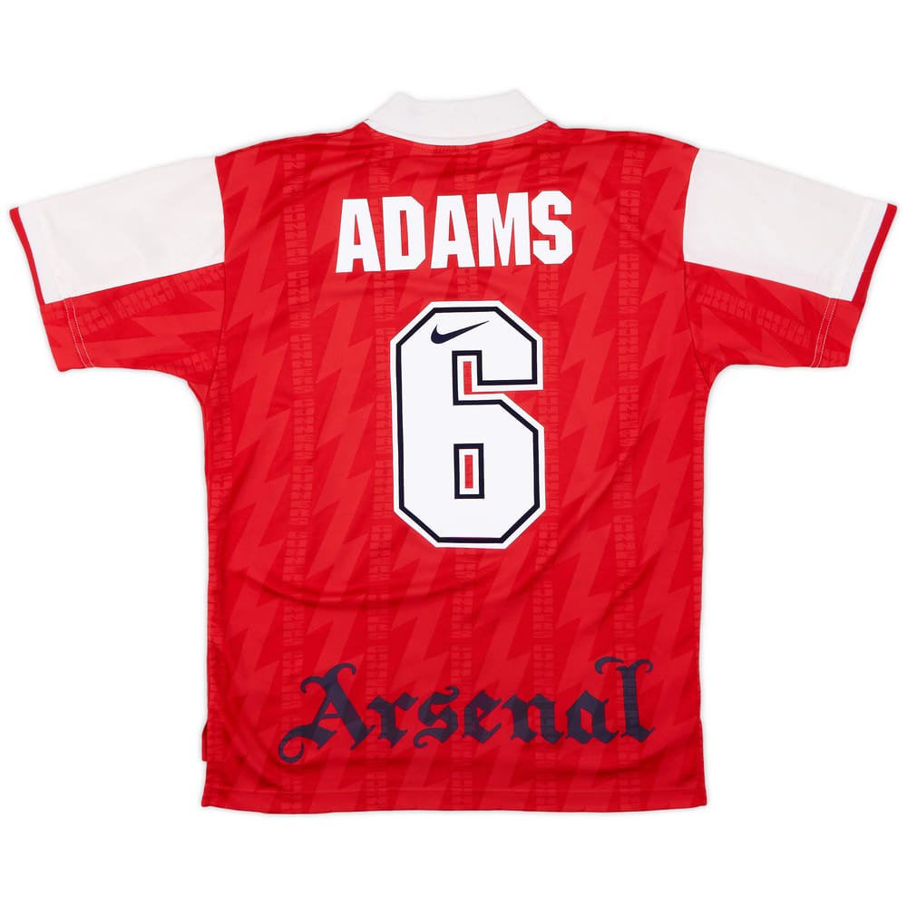 1994-96 Arsenal Home Shirt Adams #6 - 8/10 - (S)