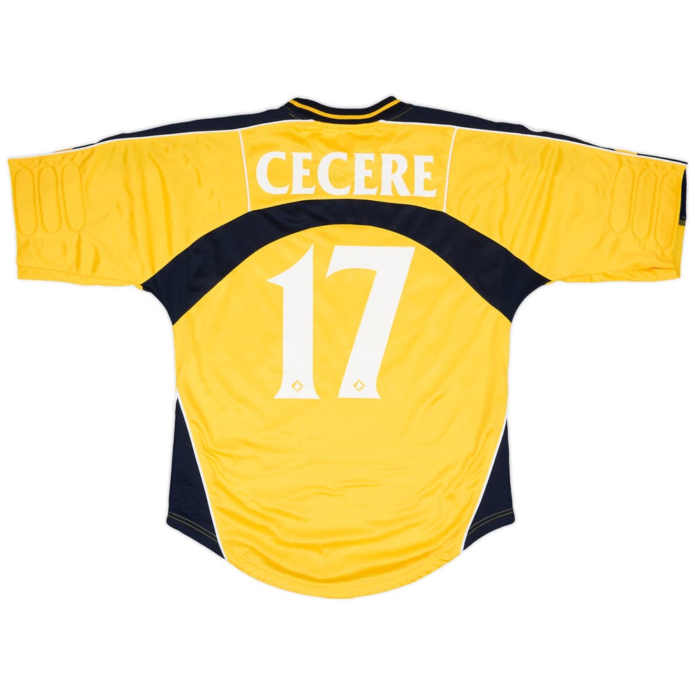 2005-06 Avellino Match Issue GK Shirt Cecere #17
