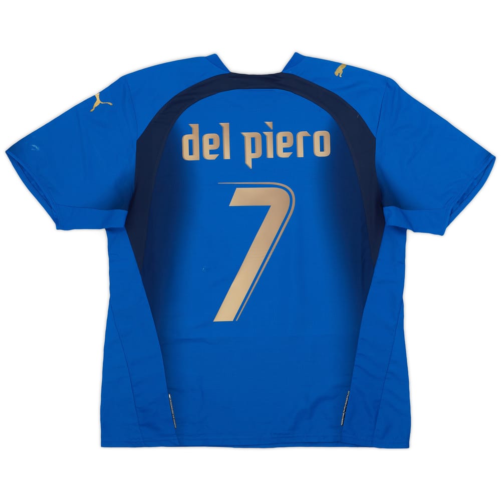 2006 Italy Home Shirt Del Piero #7 - 6/10 - (L)