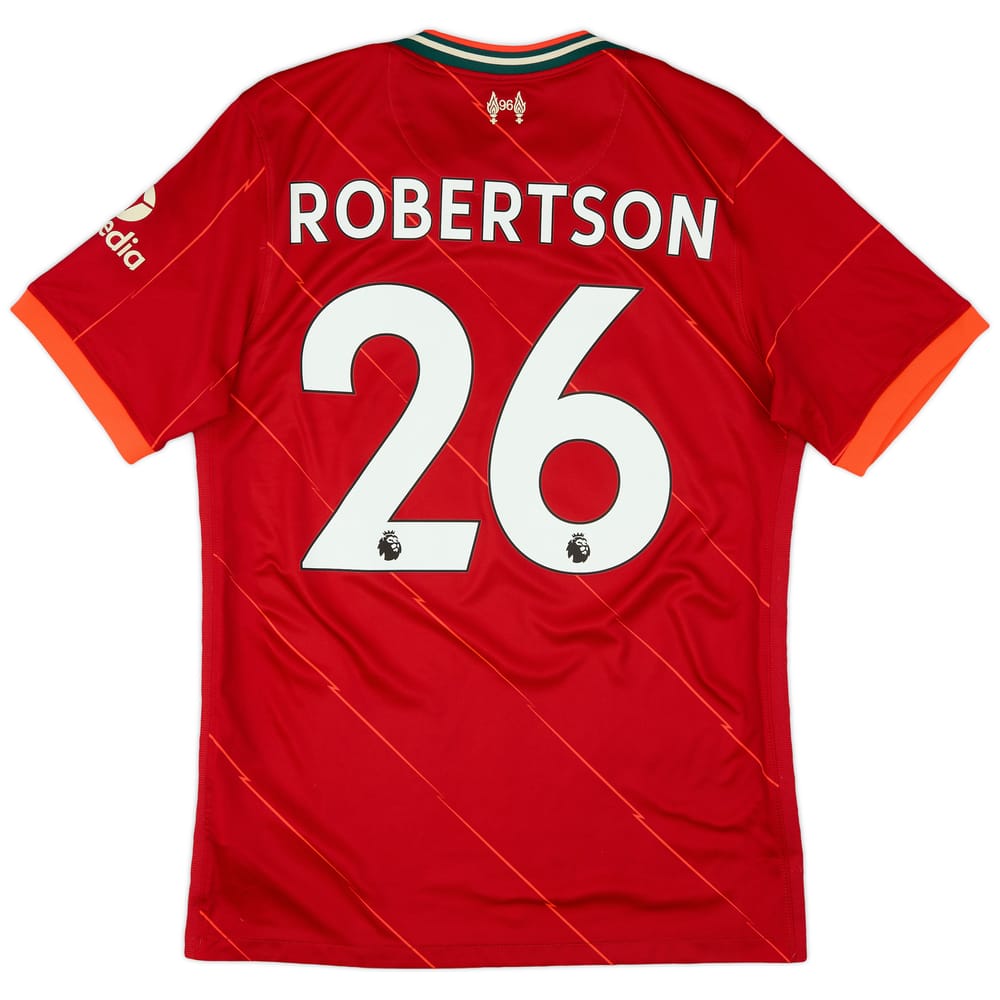 2021-22 Liverpool Home Shirt Robertson #26 - 7/10 - (M)
