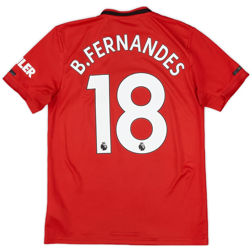 2019-20 Manchester United Home Shirt B.Fernandes #18 - 5/10 - (S)