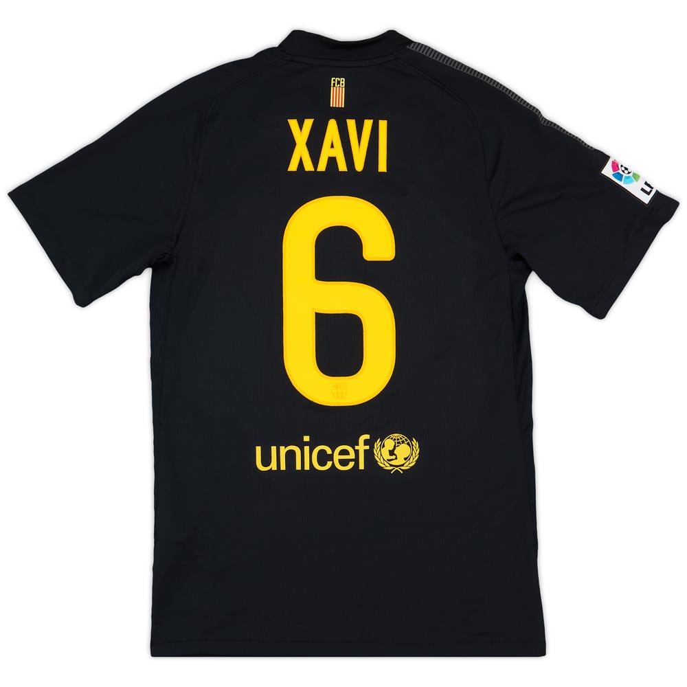 2011-12 Barcelona Away Shirt Xavi #6 - 9/10 - (S)