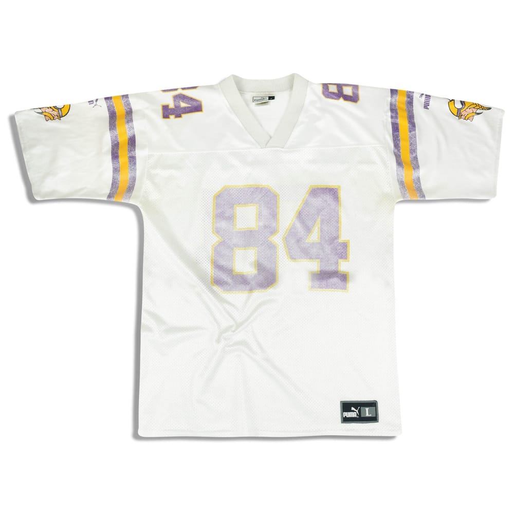 1999-00 Minnesota Vikings Moss #84 Puma Jersey (Away) L