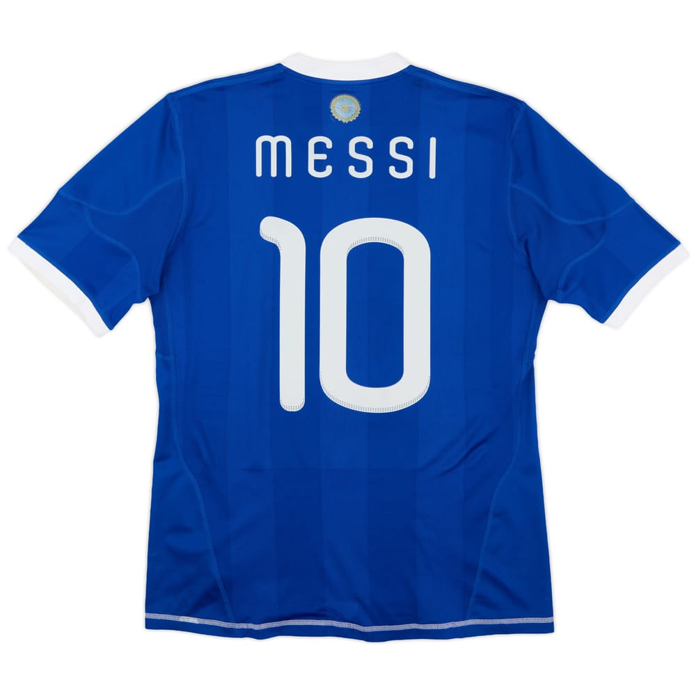 2010-11 Argentina Away Shirt Messi #10 - 6/10 - (M)