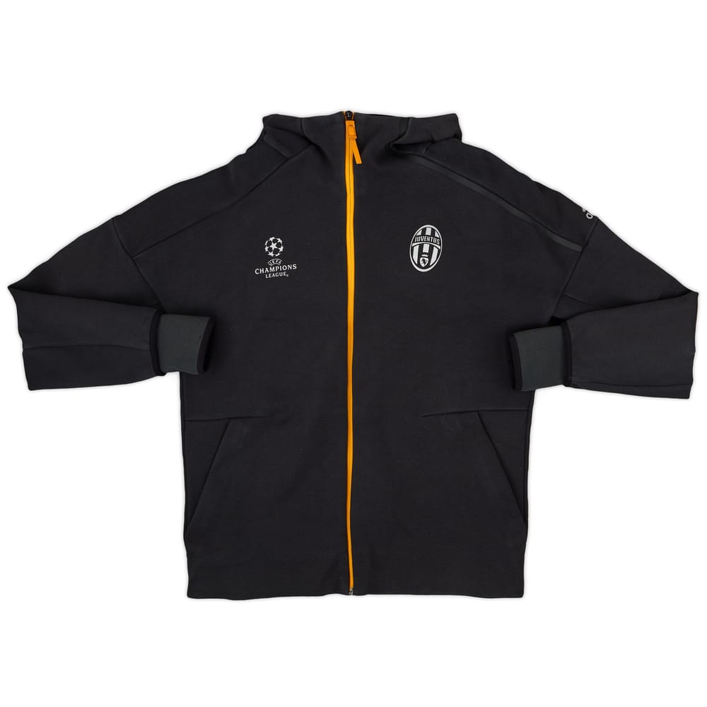 2016-17 Juventus adidas CL Hooded Track Jacket - 8/10 - (L)