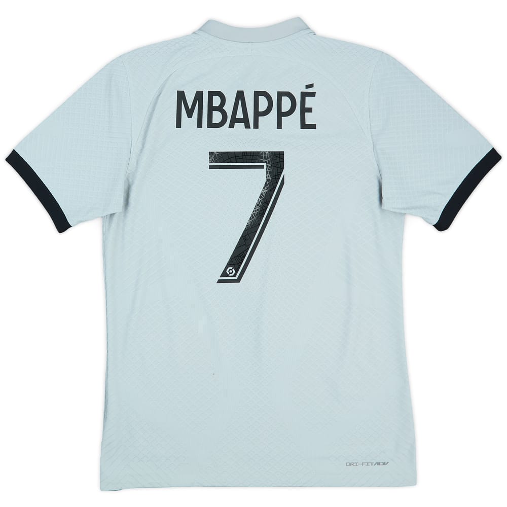 2022-23 Paris Saint-Germain Authentic Away Shirt Mbappe #7 - 8/10 - (S)