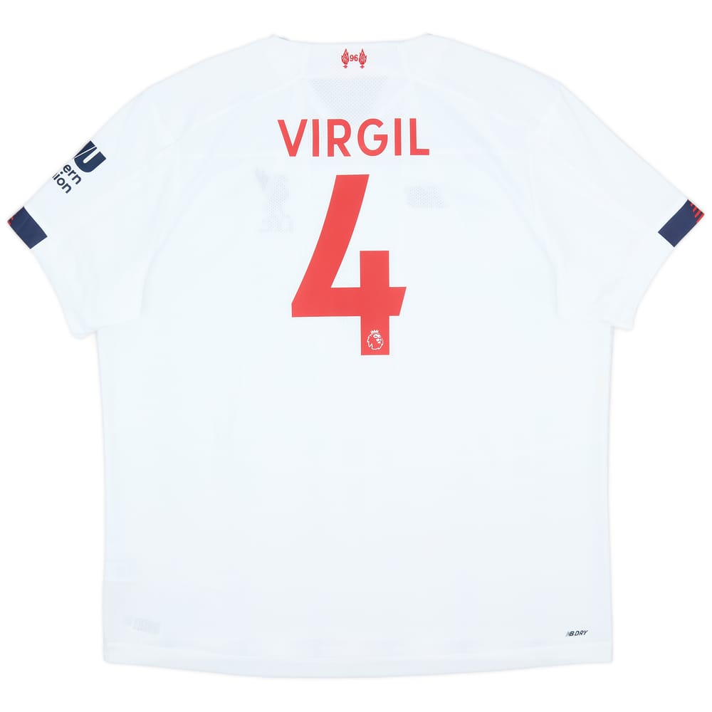 2019-20 Liverpool Away Shirt Virgil #4 - 8/10 - (XXL)