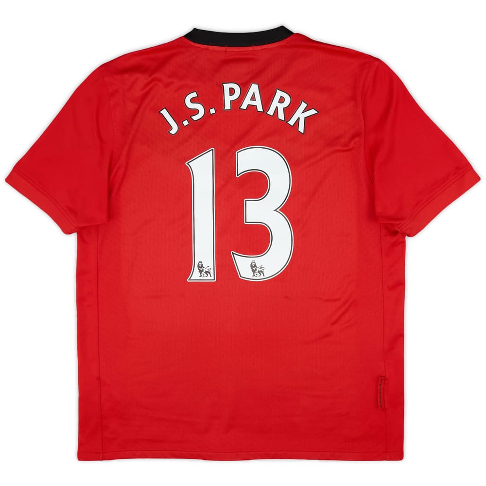 2009-10 Manchester United Home Shirt J.S. Park #13 - 7/10 - (L)