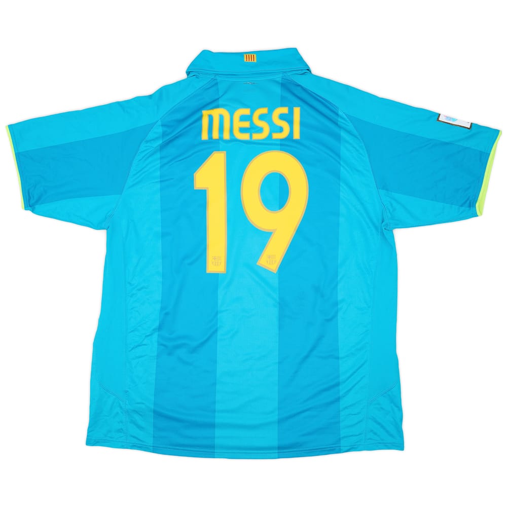 2007-09 Barcelona Away Shirt Messi #19 - 6/10 - (XXL)