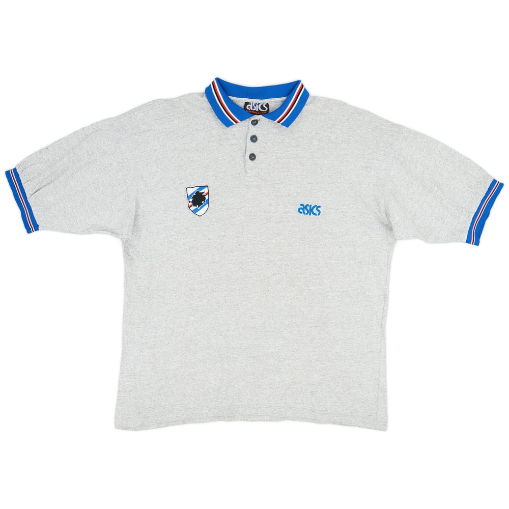 1992-94 Sampdoria Asics Polo Shirt - 9/10 - (XL)