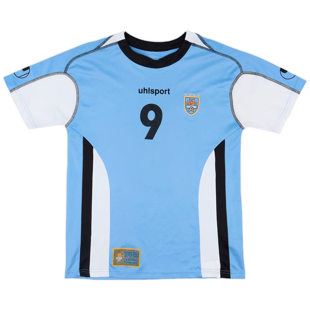 2005-06 Uruguay Home Shirt #9 - 7/10 - (M)