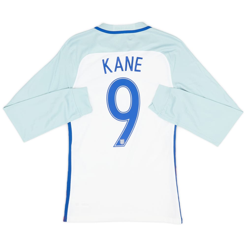2016-17 England Player Issue Home L/S Shirt Kane #9 (S)