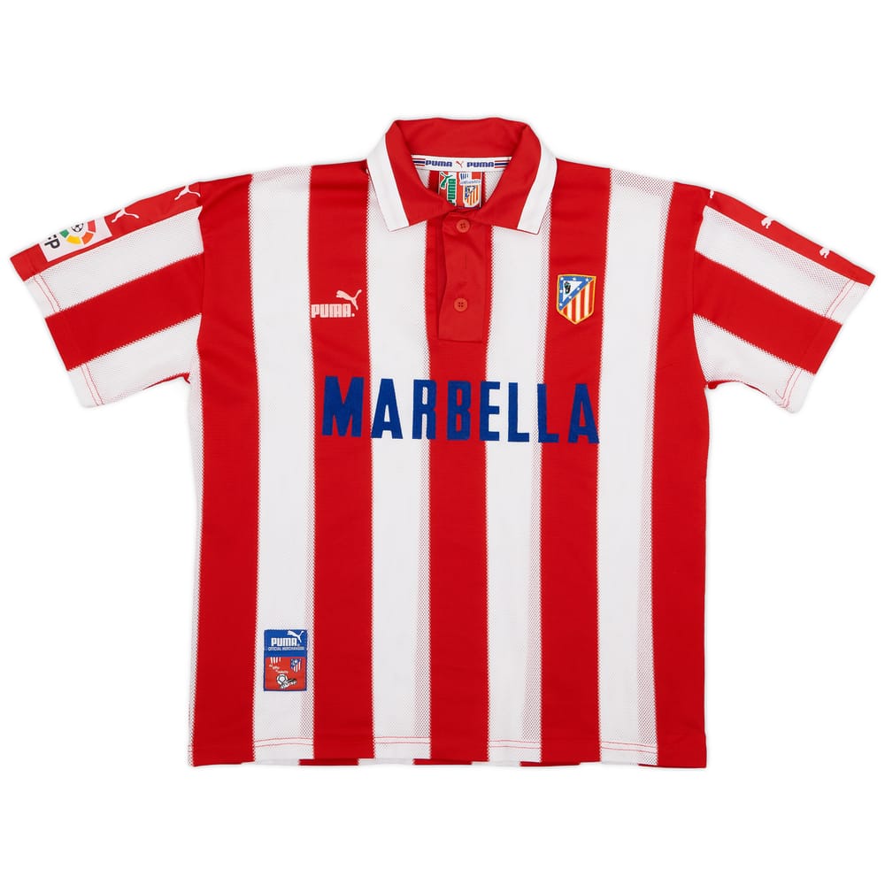 1997-98 Atletico Madrid Home Shirt - 7/10 - (M)