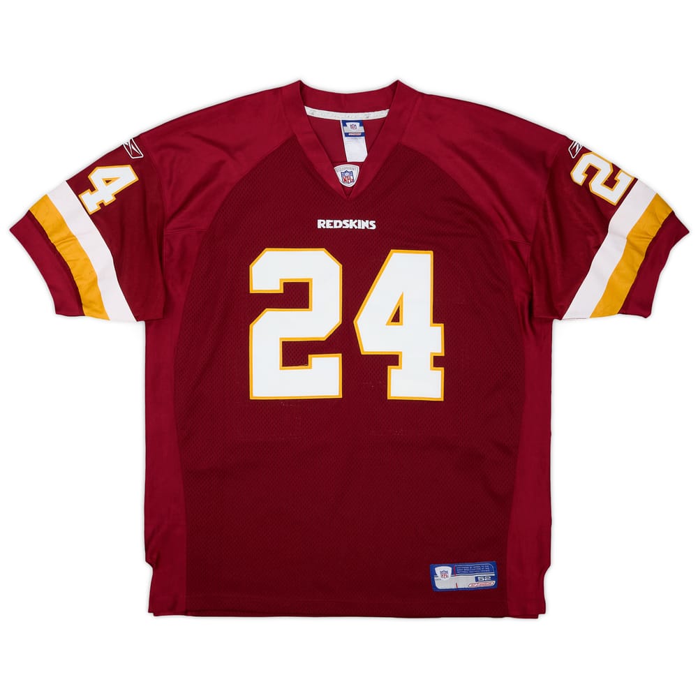 2002-03 Washington Redskins Bailey #24 Reebok Authentic Home Jersey - 7/10 - (XXL)