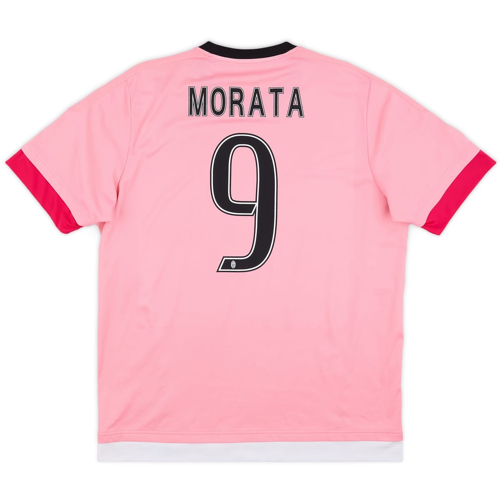 2015-16 Juventus Away Shirt Morata #9 - 7/10 - (XL)