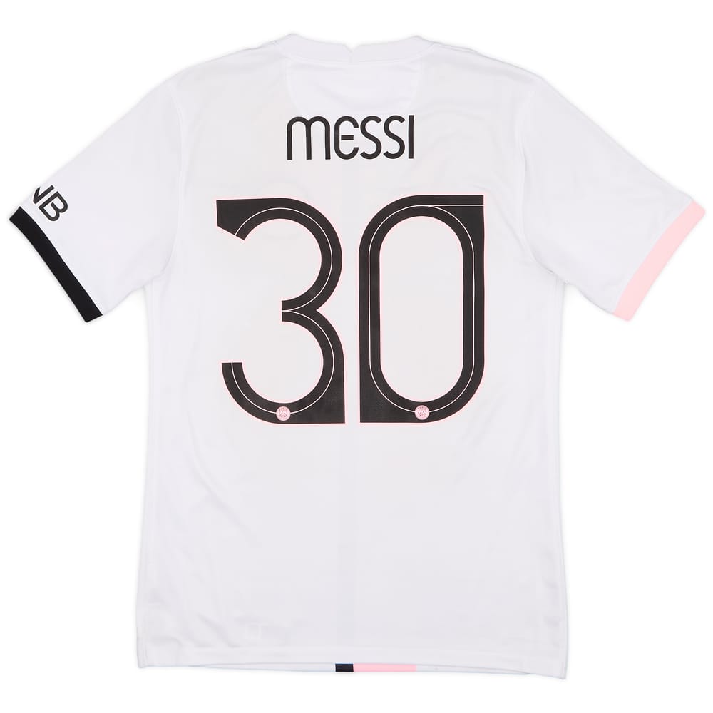 2021-22 Paris Saint-Germain Away Shirt Messi #30 - 6/10 - (S)