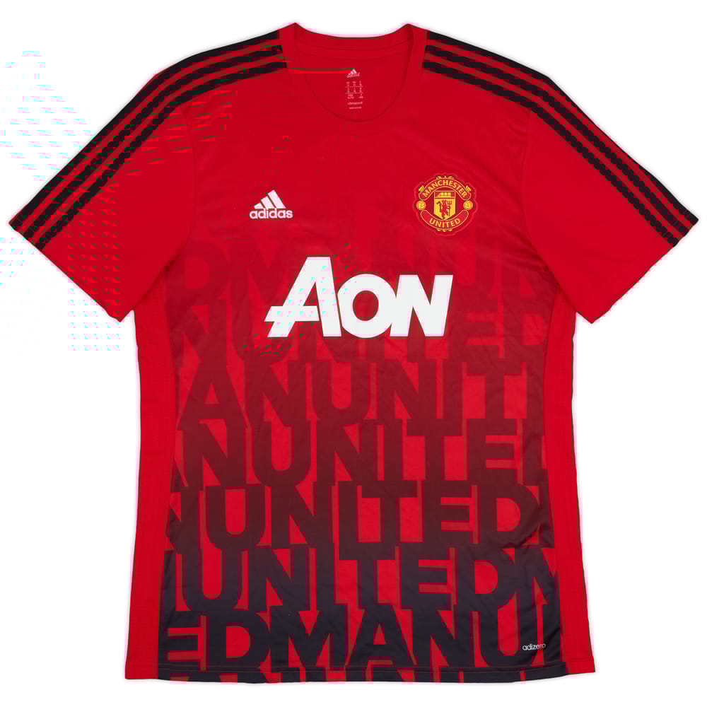 2016-17 Manchester United adidas Training Shirt - 8/10 - (XL)