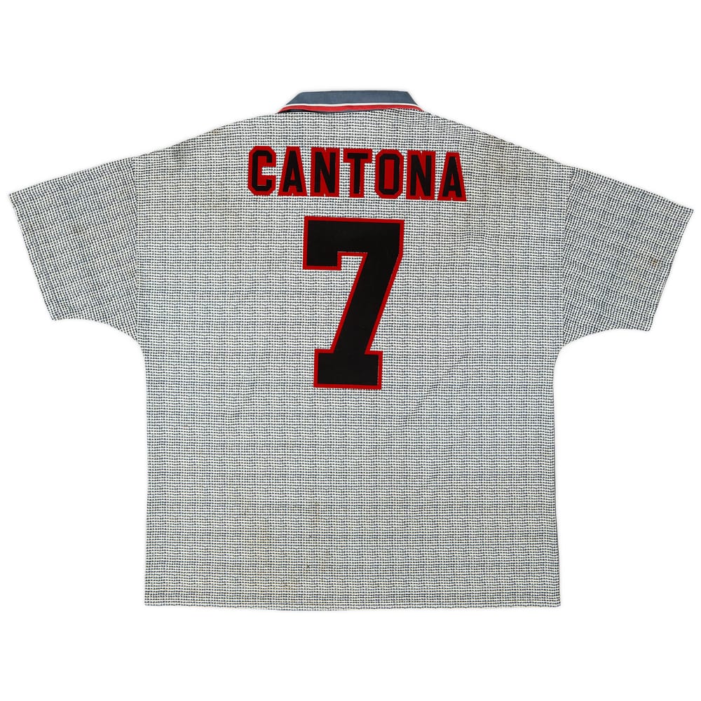 1995-96 Manchester United Away Shirt Cantona #7 - 9/10 - (XXL)