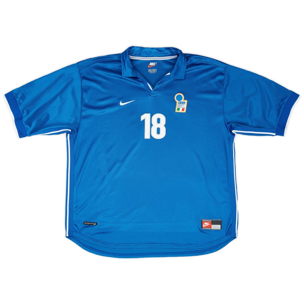 1997-98 Italy Home Shirt Baggio R. #18