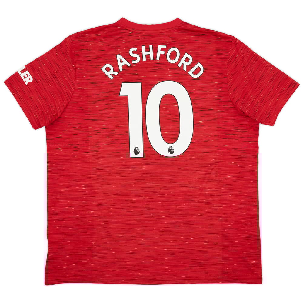 2020-21 Manchester United Home Shirt Rashford #10 - 6/10 - (XXL)