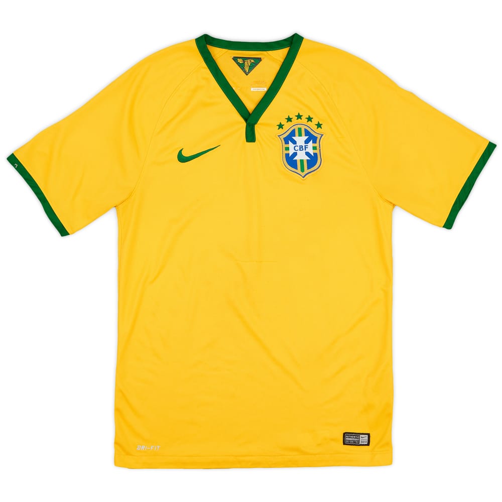 2014-15 Brazil Home Shirt - 5/10 - (S)