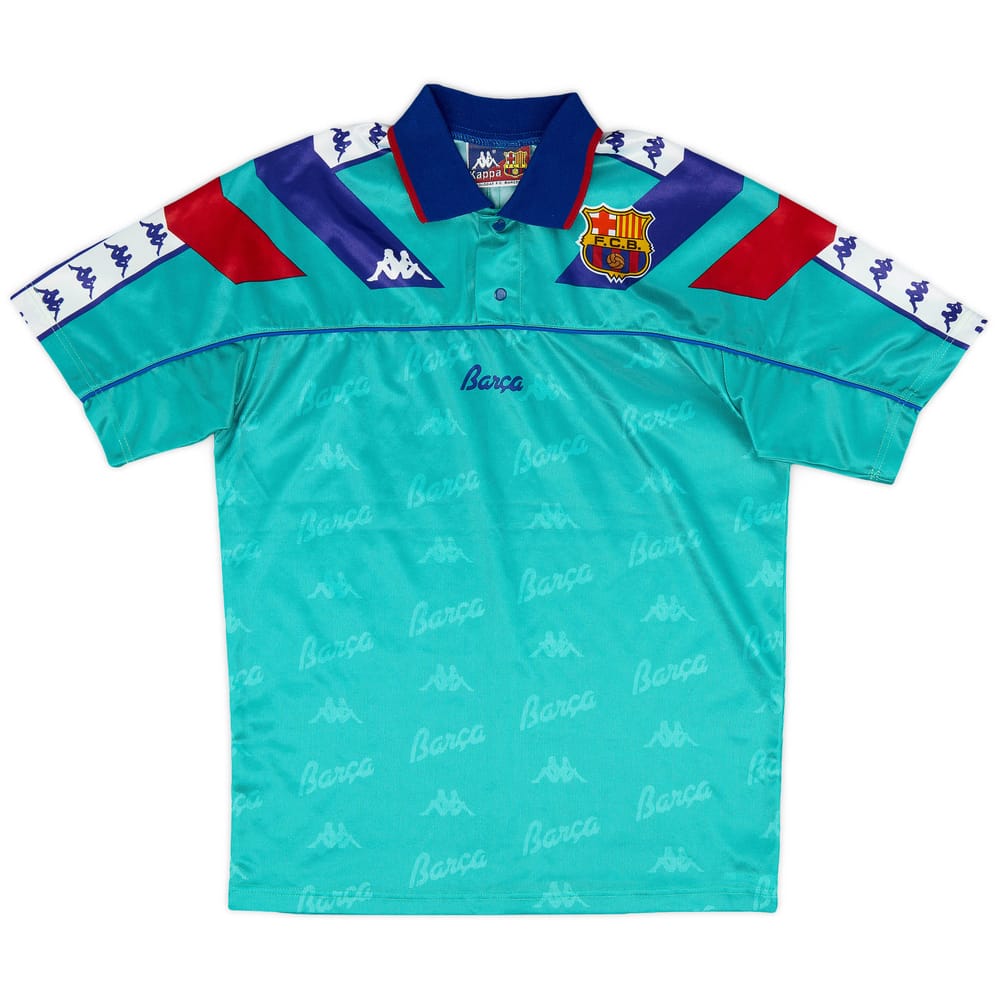 1992-95 Barcelona Away Shirt - 9/10 - (XL.Boys)