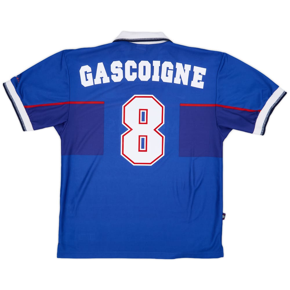 1997-99 Rangers Home Shirt Gascoigne #8 (L)