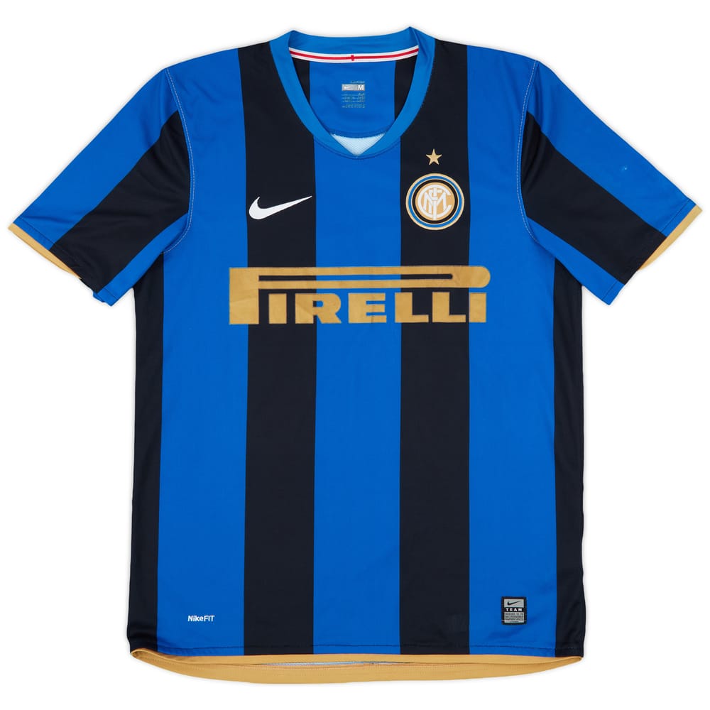 2008-09 Inter Milan Home Shirt - 8/10 - (M)