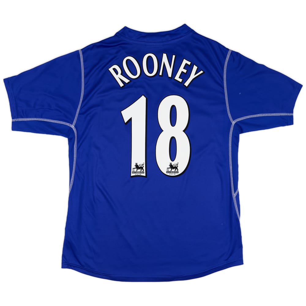 2002-03 Everton Home Shirt Rooney #18 - 8/10 - (L)