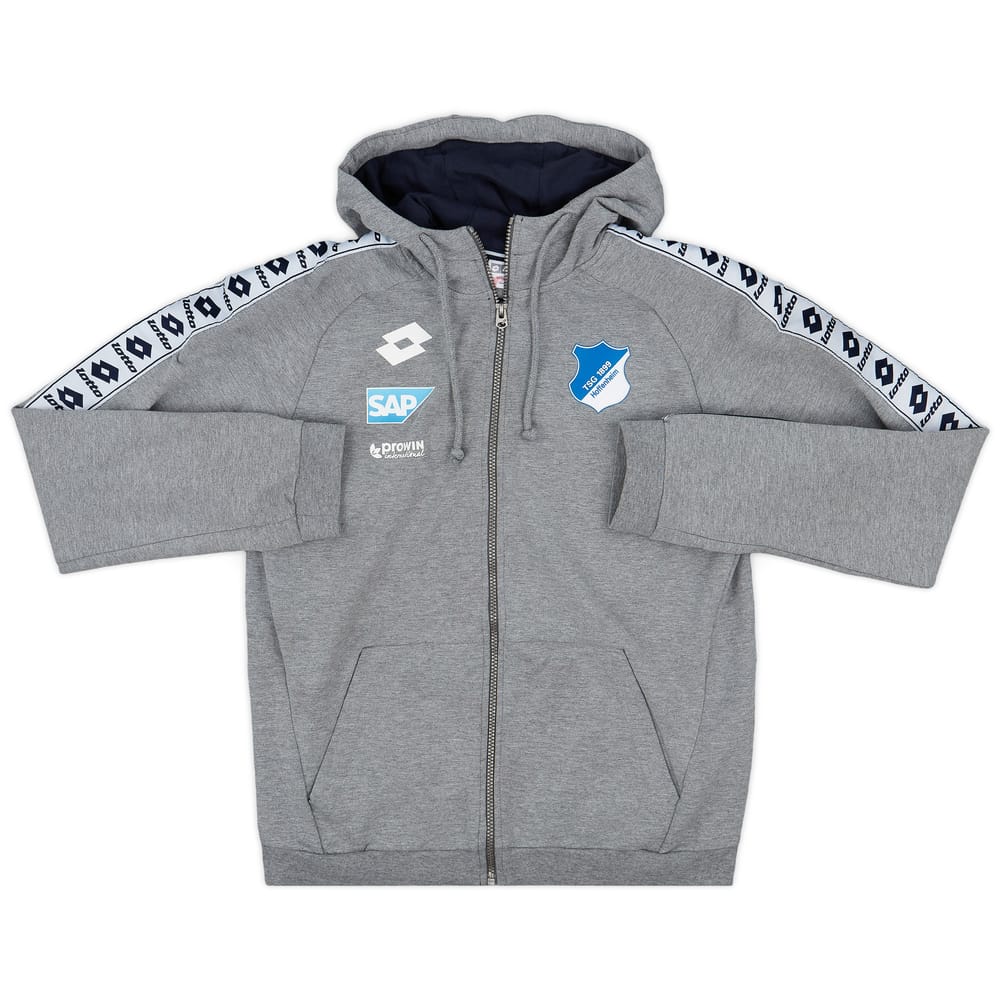2018-19 Hoffenheim Lotto Zipped Hooded Sweat Top - 9/10 - (L)