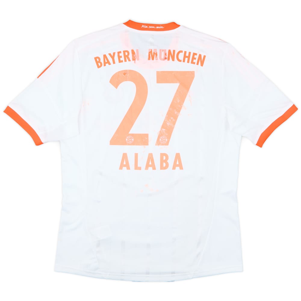 2012-13 Bayern Munich Away Shirt Alaba #27 - 4/10 - (L)
