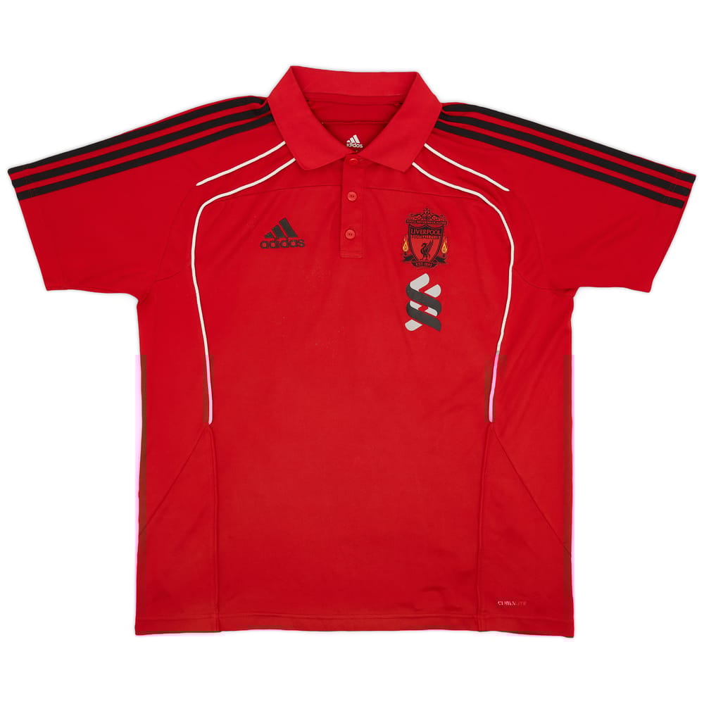 2010-11 Liverpool adidas Polo Shirt - 7/10 - (L/XL)
