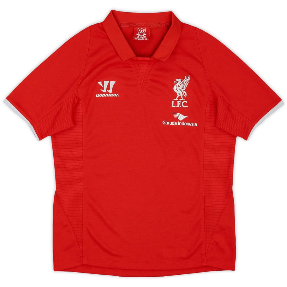 2014-15 Liverpool Warrior Polo Shirt - 8/10 - (M.Boys)