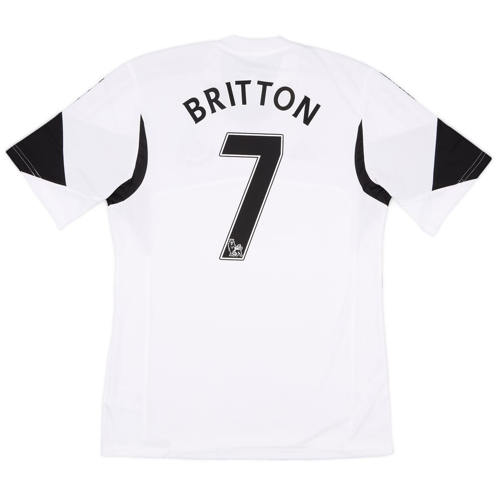 2013-14 Swansea Home Shirt Britton #7 (M)
