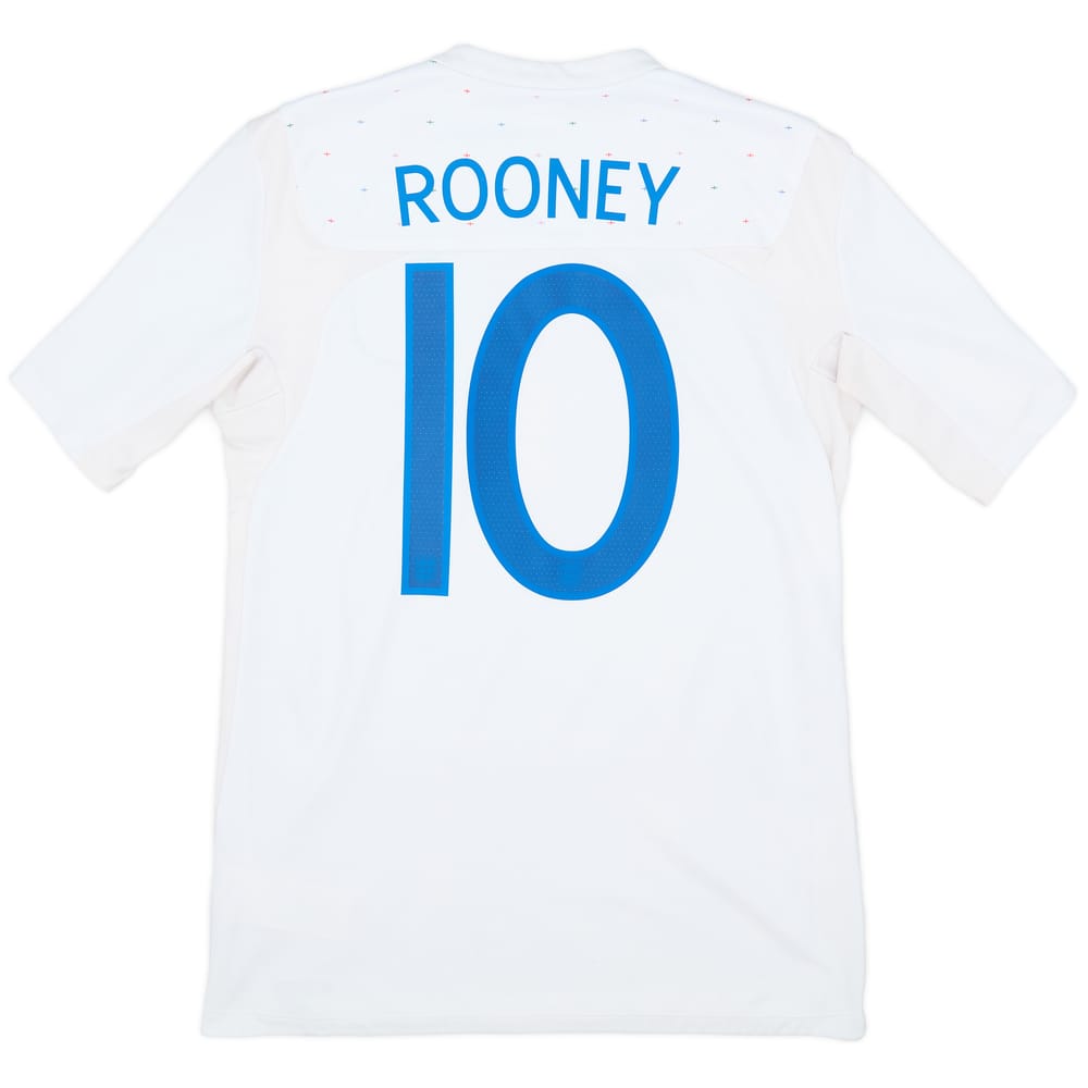 2010-11 England Home Shirt Rooney #10 - 8/10 - (M)