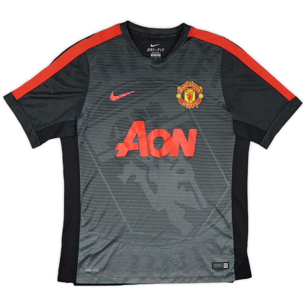 2015-16 Manchester United adidas Training Shirt - 8/10 - (L)