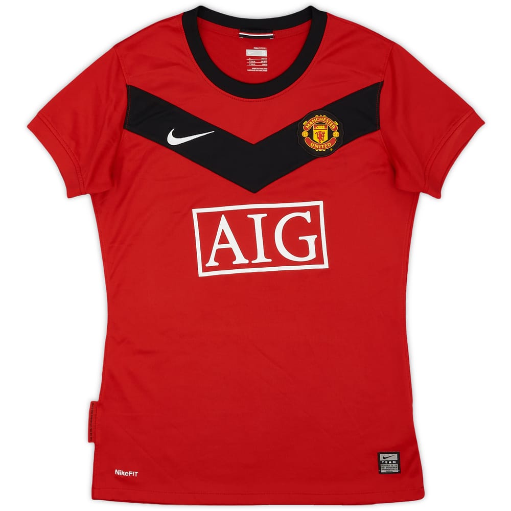 2009-10 Manchester United Home Shirt - 8/10 - (Women's S)