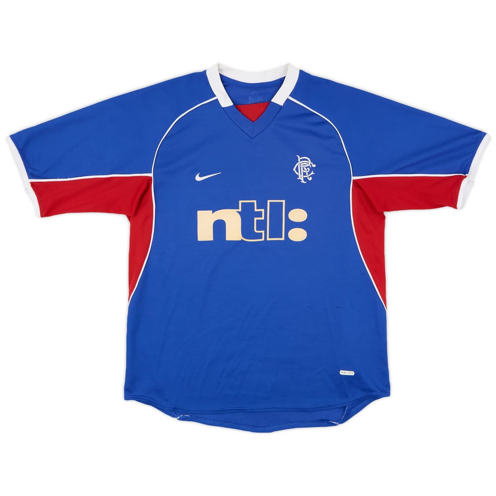 2001-02 Rangers Home Shirt - 5/10 - (M)