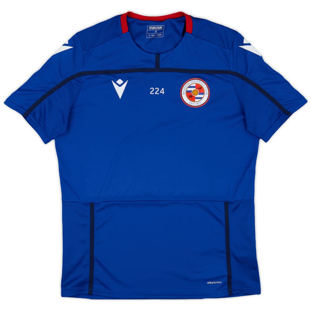 2019-20 Reading Player Issue Macron Training Shirt #224 - 9/10 - (S)